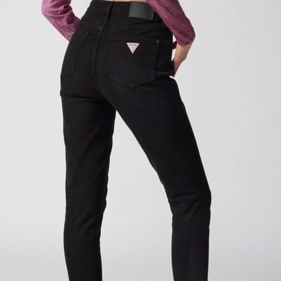 GUESS ORIGINALS Go Kit High-Waisted Skinny Jean in Black - Size 34 Waist - Picture 3 of 9
